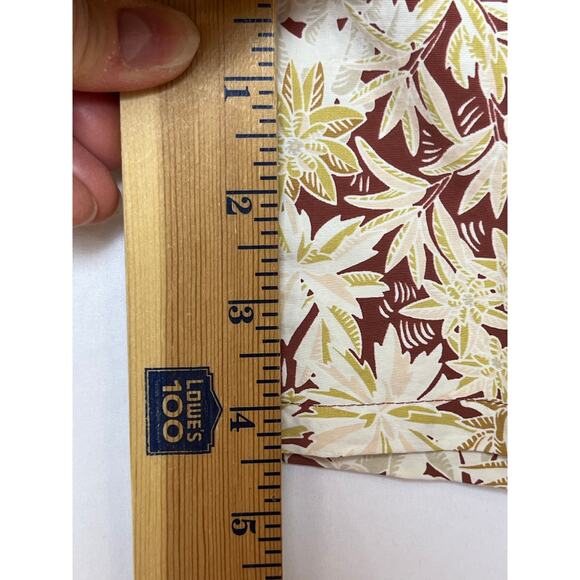 Patagonia Mens XL Yellow Brown Netplus Floral Swim Trunks Quick Dry Board Shorts - Picture 6 of 7